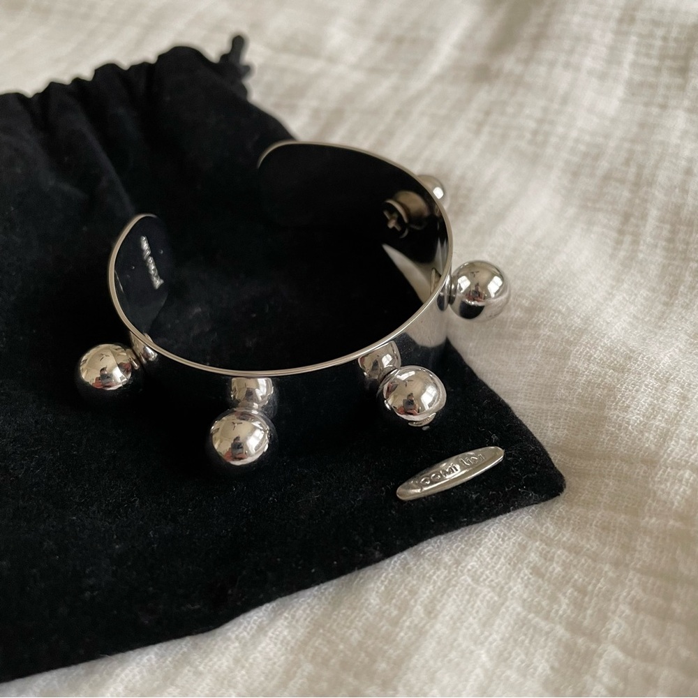 Joomi Lim Meramorphosis Silver Ball Cuff Bracelet